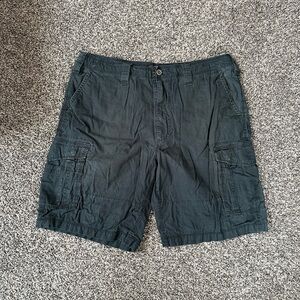 Men's Black Cargo Shorts
